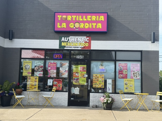 Inside Tortillería La Gordita